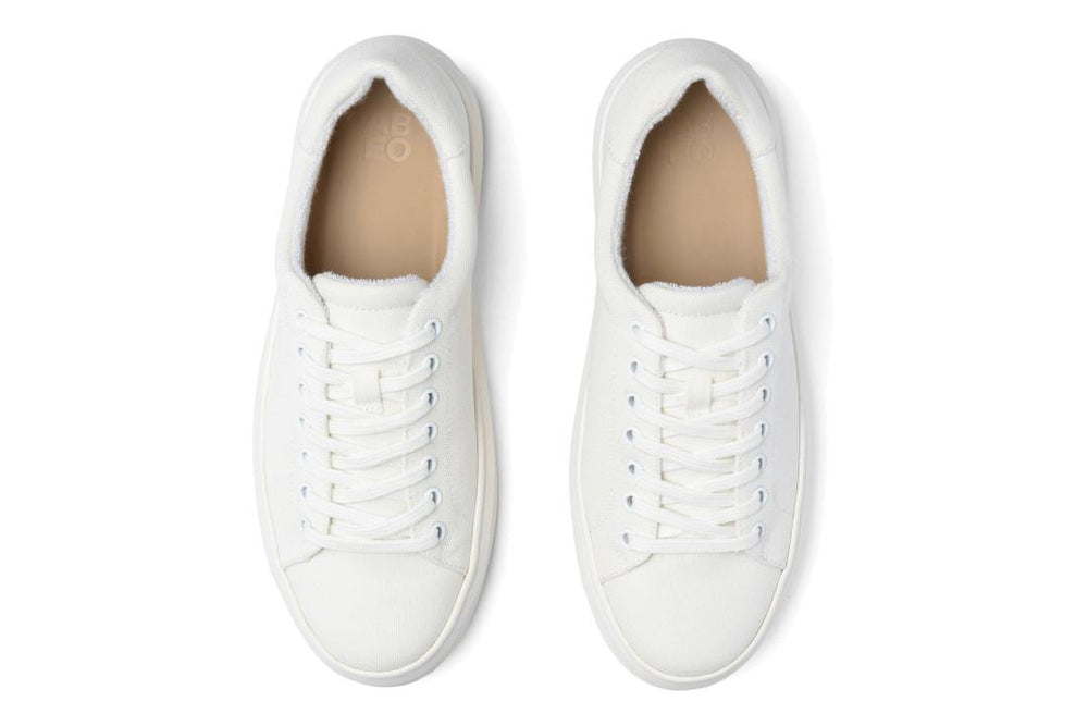 Jumpstreet Sneaker White Canvas | Women ABEO Footwear Sneakers