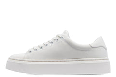 Jumpstreet Sneaker White Canvas | Women ABEO Footwear Sneakers