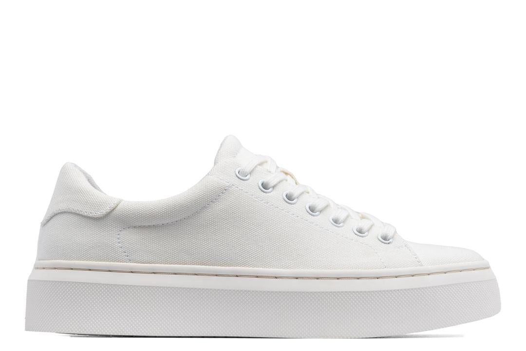 Jumpstreet Sneaker White Canvas | Women ABEO Footwear Sneakers