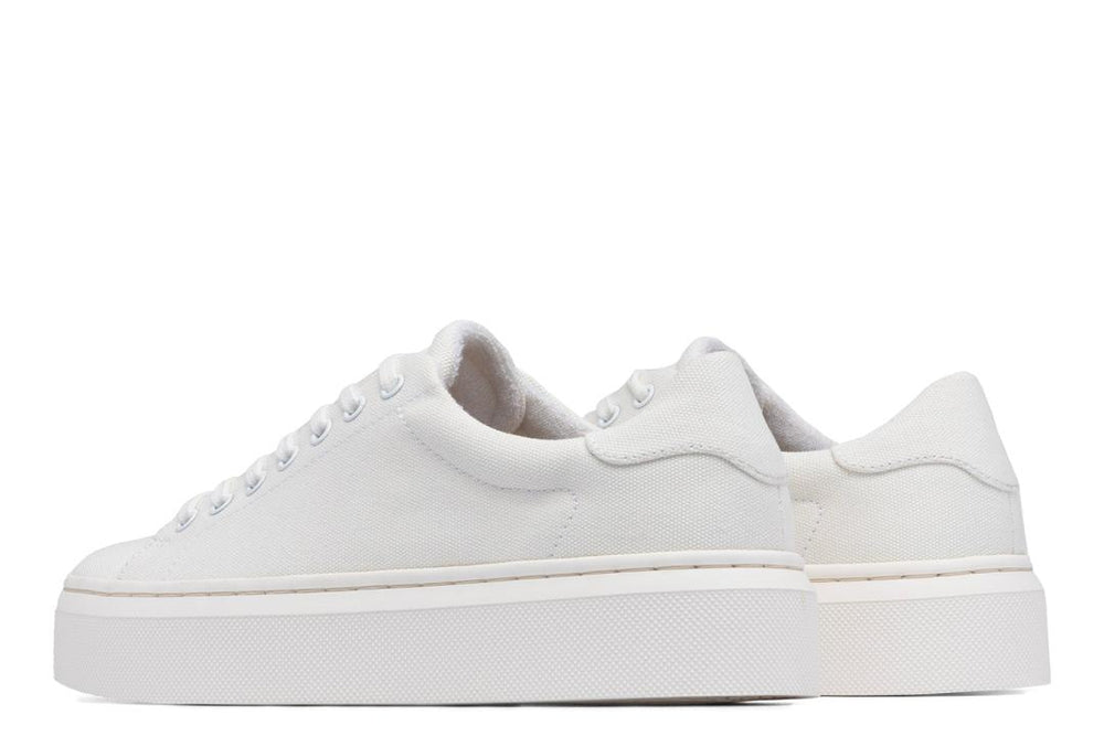 Jumpstreet Sneaker White Canvas | Women ABEO Footwear Sneakers