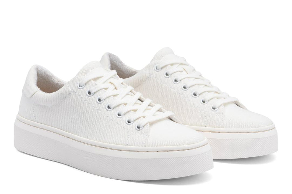 Jumpstreet Sneaker White Canvas | Women ABEO Footwear Sneakers