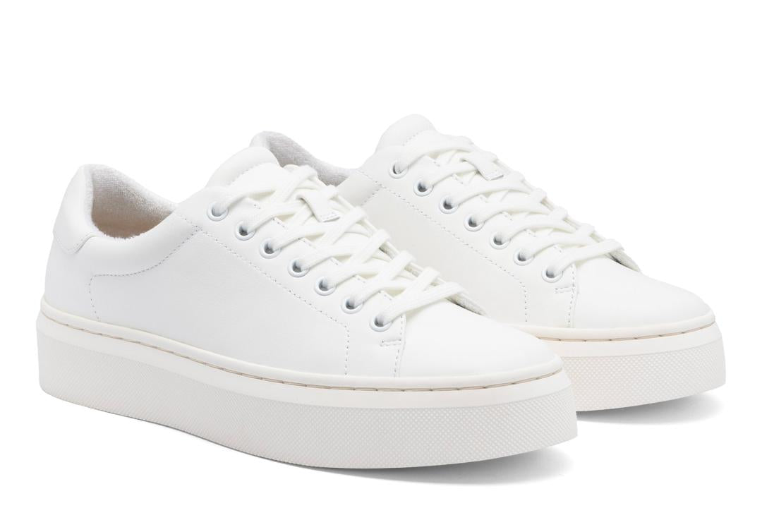 Jumpstreet Sneaker White Leather | Women ABEO Footwear Sneakers