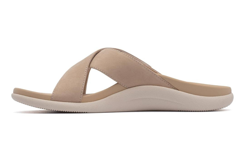 Laguna Slide Cuban Sand Leather | Women ABEO Footwear Sandals