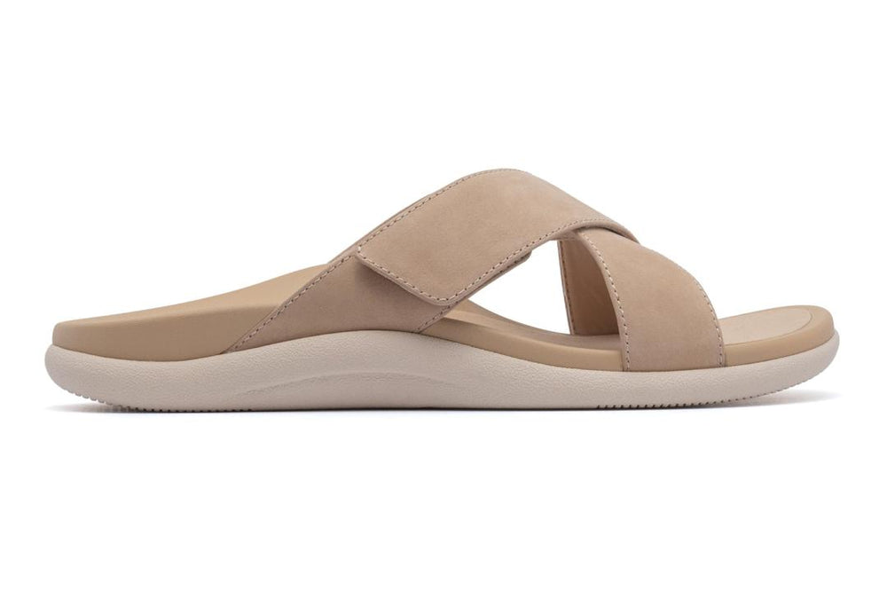 Laguna Slide Cuban Sand Leather | Women ABEO Footwear Sandals