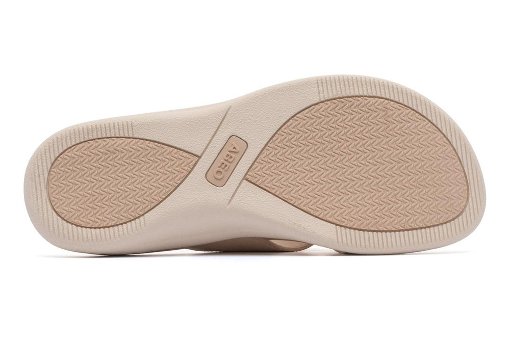Laguna Slide Cuban Sand Leather | Women ABEO Footwear Sandals