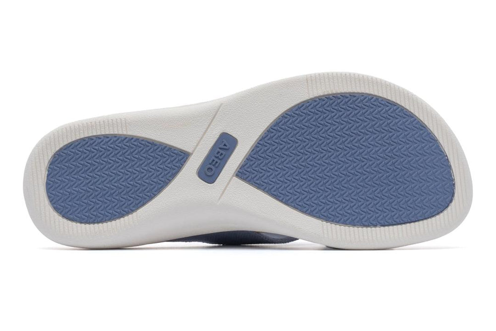 Laguna Slide Light Denim Canvas | Women ABEO Footwear Sandals