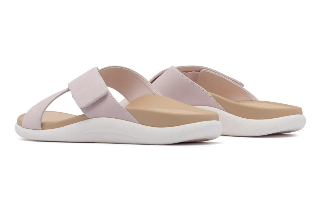 Laguna Slide Pink Leather | Women ABEO Footwear Sandals
