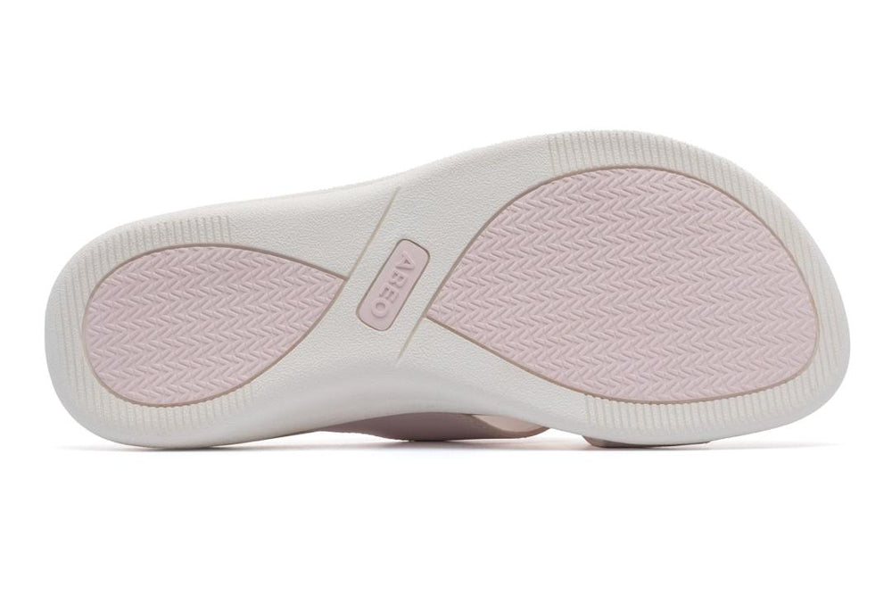 Laguna Slide Pink Leather | Women ABEO Footwear Sandals