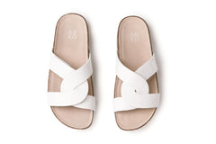 Lanai Slide Bright White | Women ABEO Footwear Sandals