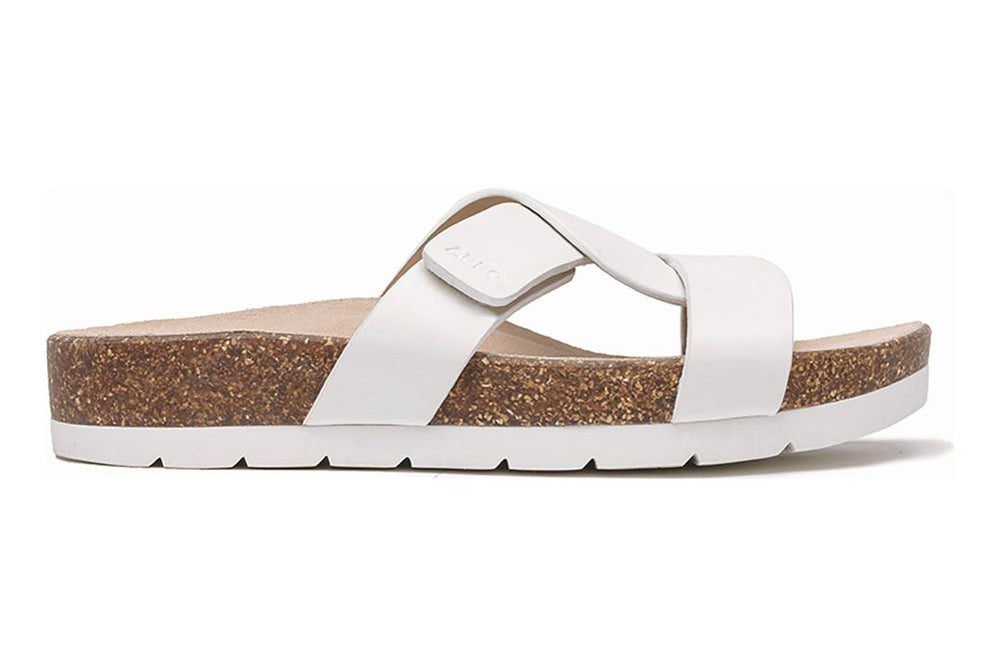 Lanai Slide Bright White | Women ABEO Footwear Sandals