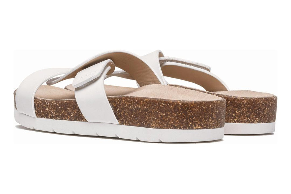 Lanai Slide Bright White | Women ABEO Footwear Sandals