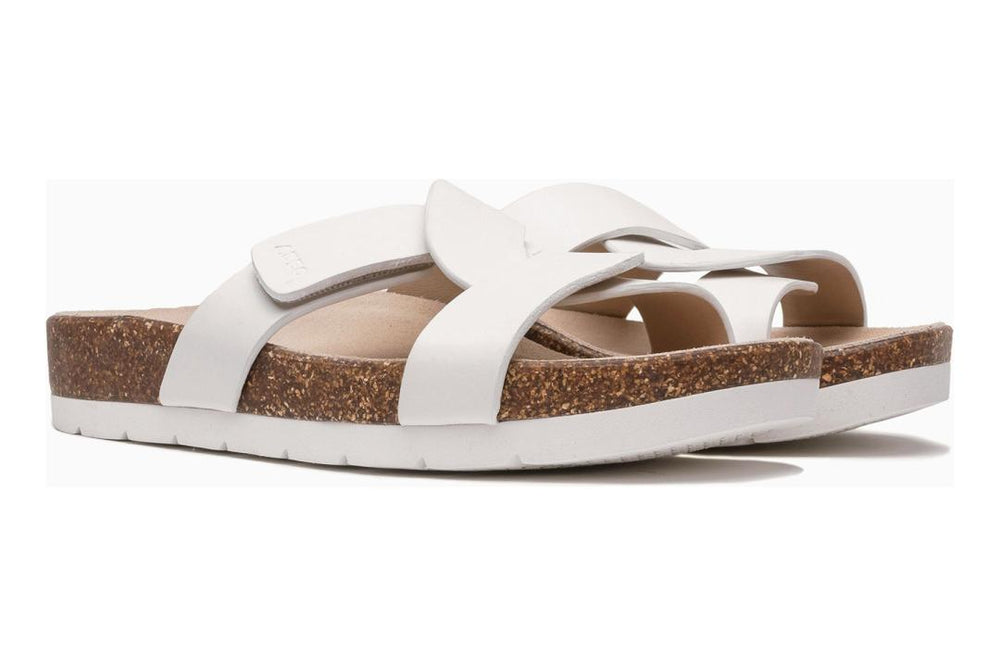 Lanai Slide Bright White | Women ABEO Footwear Sandals