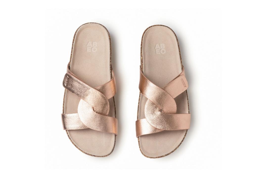 Lanai Slide Rose Gold | Women ABEO Footwear Sandals