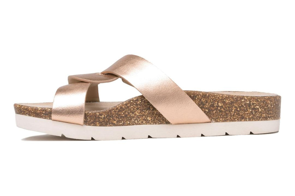 Lanai Slide Rose Gold | Women ABEO Footwear Sandals
