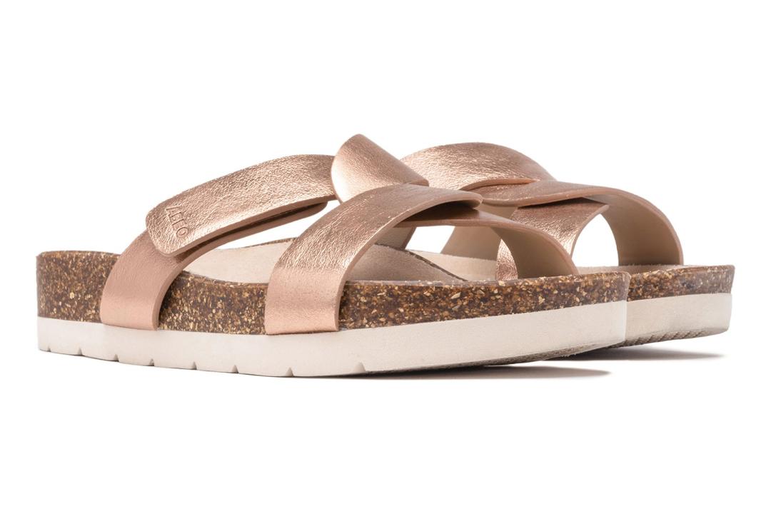 Lanai Slide Rose Gold | Women ABEO Footwear Sandals