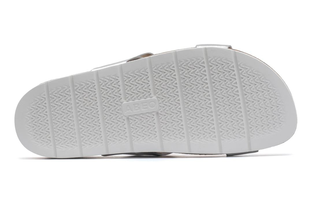 Lanai Slide Silver | Women ABEO Footwear Sandals