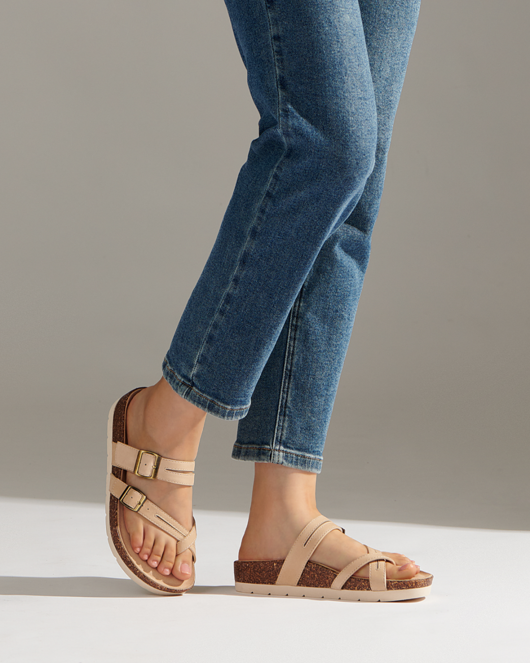 Lanai Thong Sandal Cuban Sand | Women ABEO Footwear Sandals