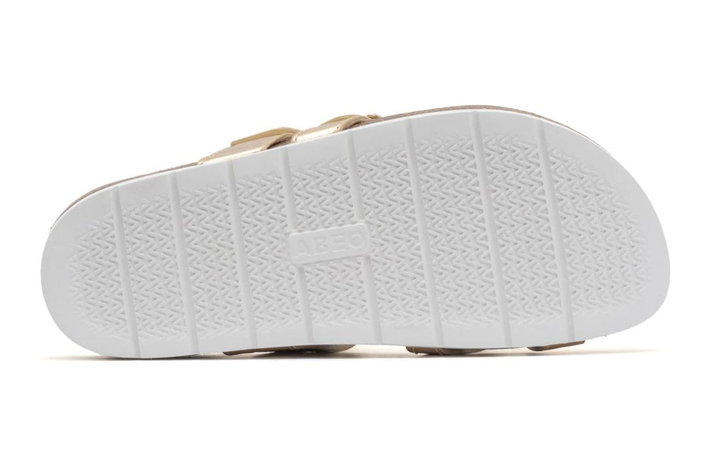 Lanai Thong Sandal Light Gold | Women ABEO Footwear Sandals