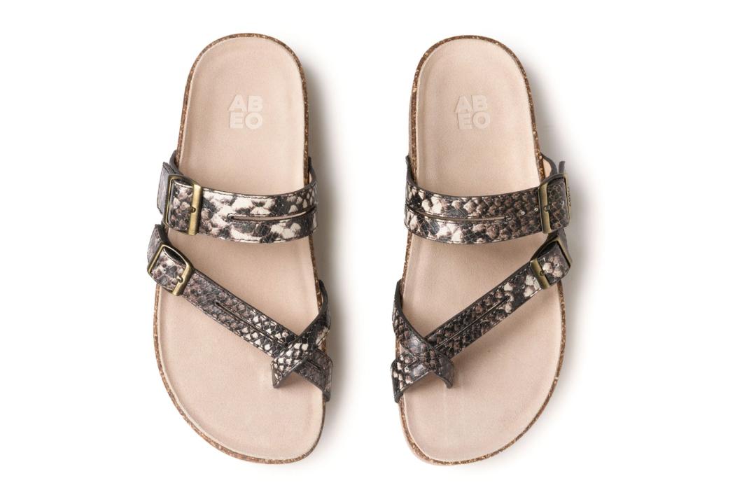 Lanai Thong Sandal Natural Snake | Women ABEO Footwear Sandals