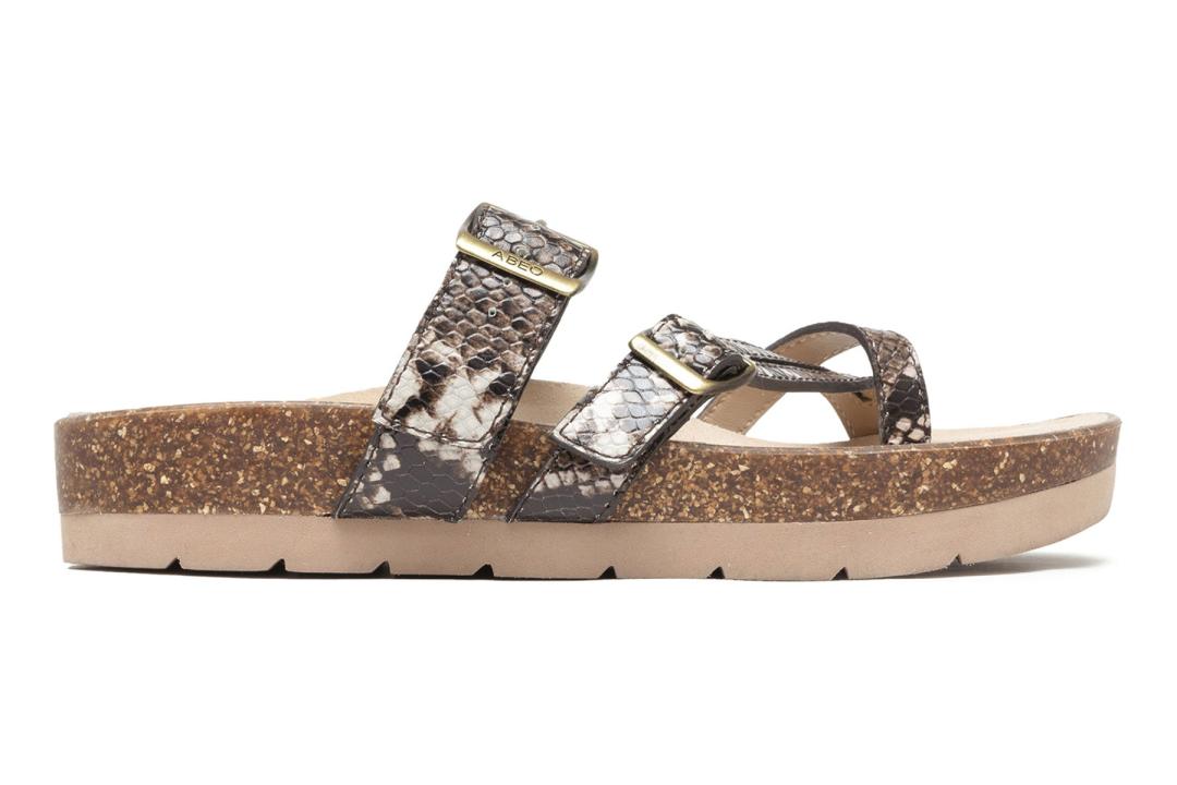 Lanai Thong Sandal Natural Snake | Women ABEO Footwear Sandals