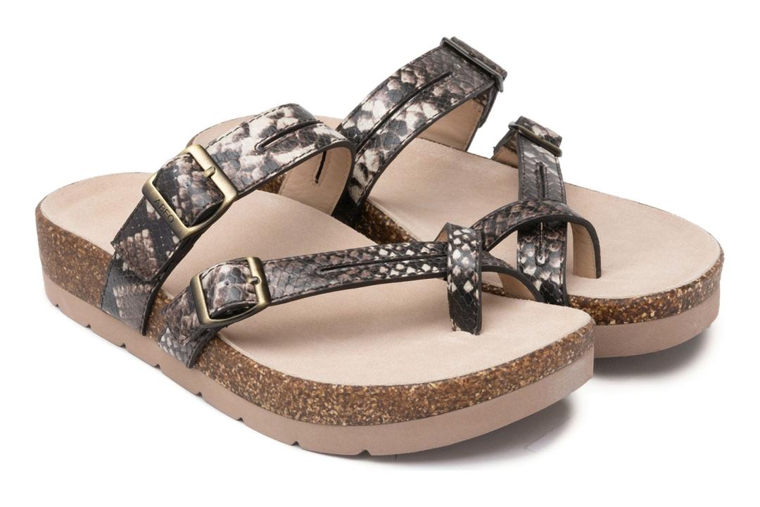 Lanai Thong Sandal Natural Snake | Women ABEO Footwear Sandals