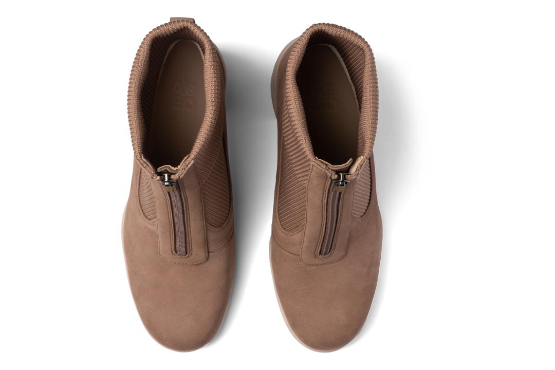 Metropolis Zip Beige | Women ABEO Footwear Boots