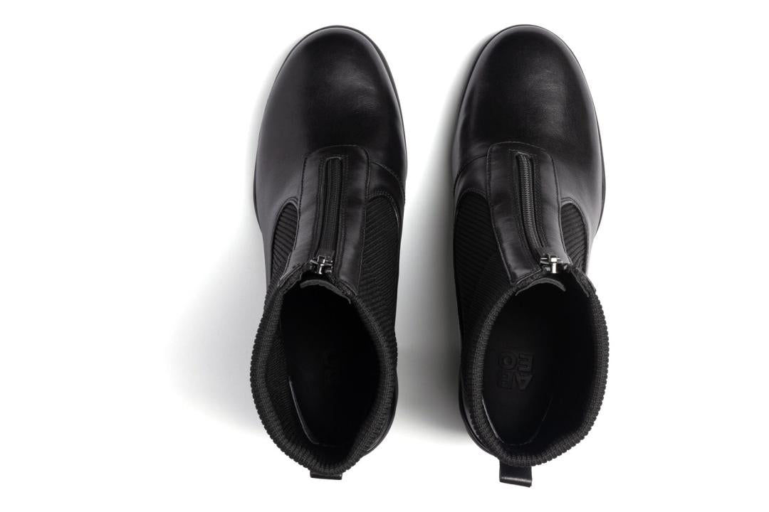 Metropolis Zip Black | Women ABEO Footwear Boots