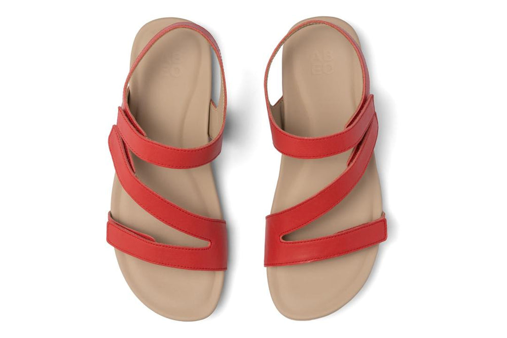 Oasis Sandal Red | Women ABEO Footwear Sandals