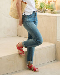 Oasis Sandal Red | Women ABEO Footwear Sandals