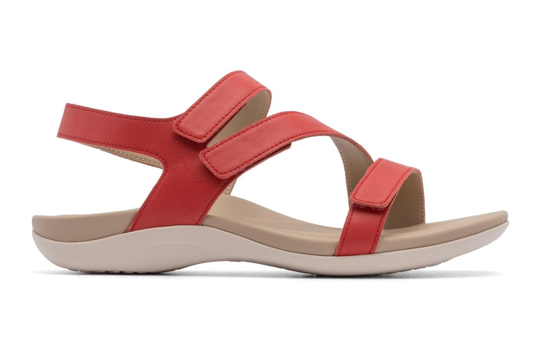 Oasis Sandal Red | Women ABEO Footwear Sandals