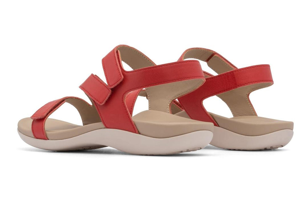 Oasis Sandal Red | Women ABEO Footwear Sandals