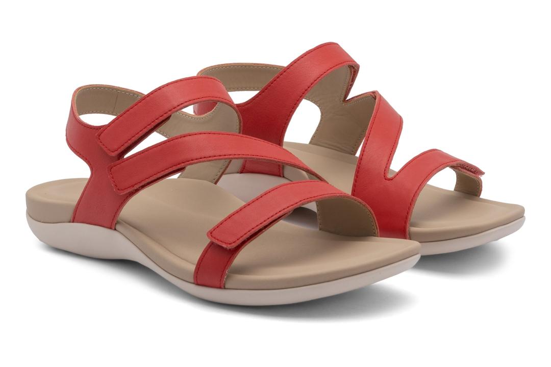Oasis Sandal Red | Women ABEO Footwear Sandals