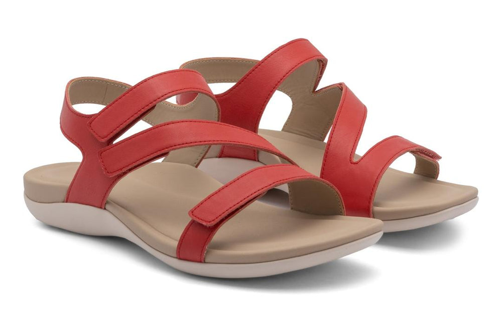 Oasis Sandal Red | Women ABEO Footwear Sandals