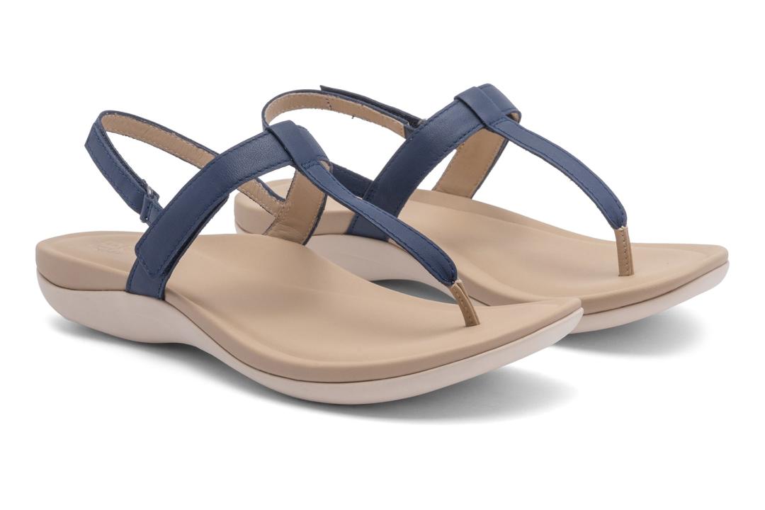 Oasis T Strap Navy | Women ABEO Footwear Sandals