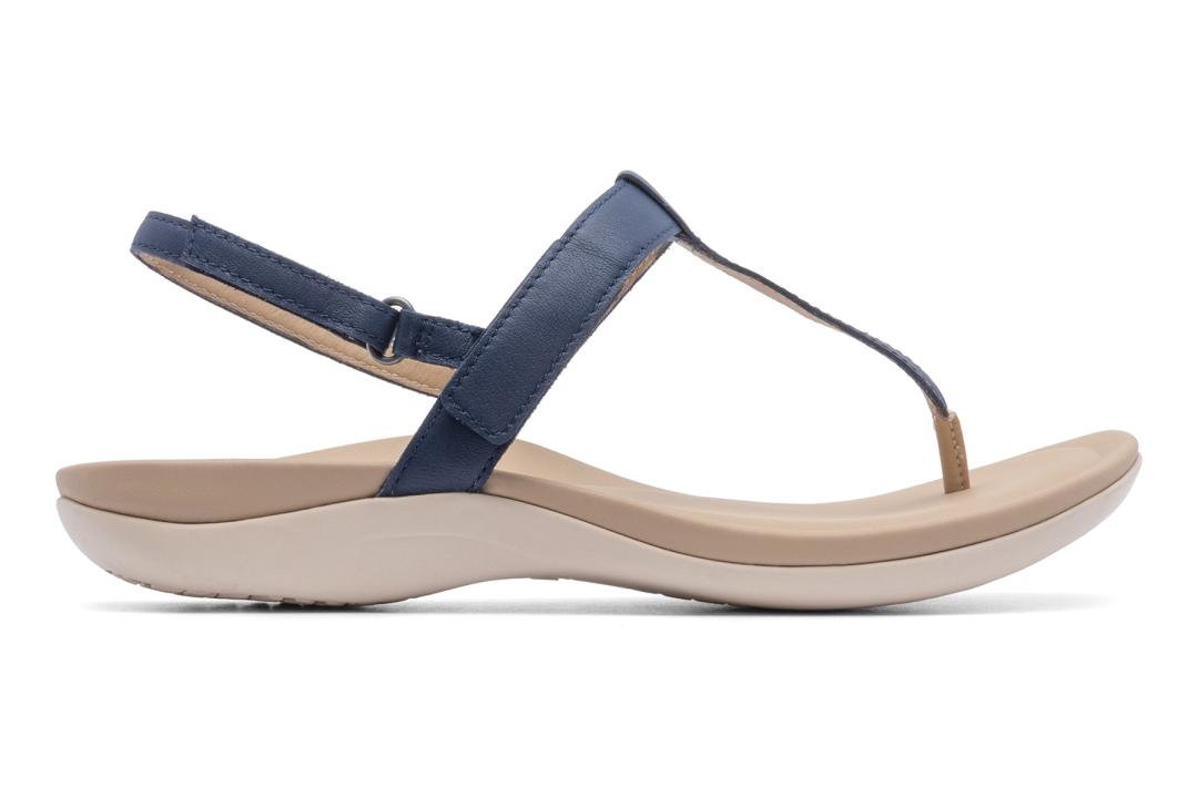 Oasis T Strap Navy | Women ABEO Footwear Sandals