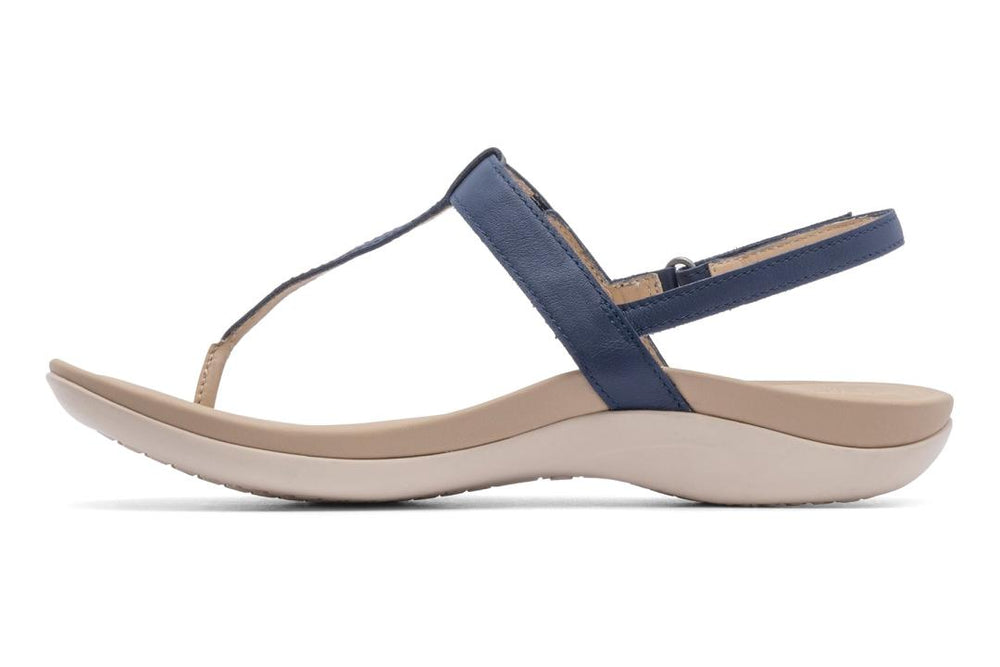 Oasis T Strap Navy | Women ABEO Footwear Sandals