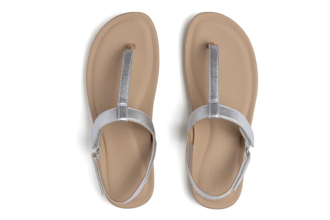 Oasis T Strap Silver | Women ABEO Footwear Sandals
