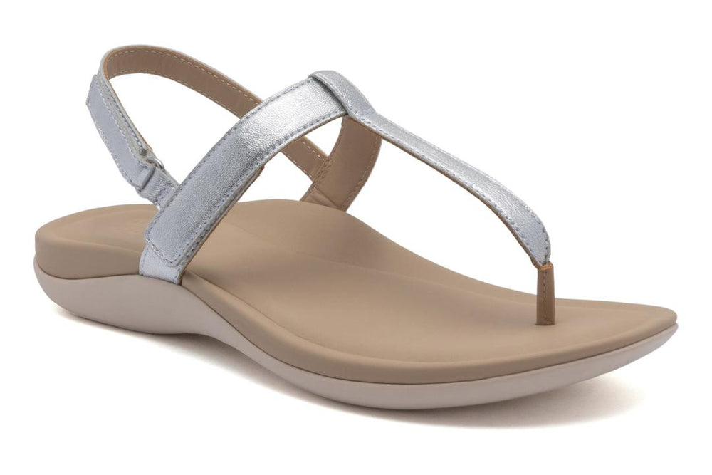 Oasis T Strap Silver | Women ABEO Footwear Sandals