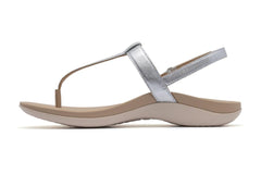 Oasis T Strap Silver | Women ABEO Footwear Sandals