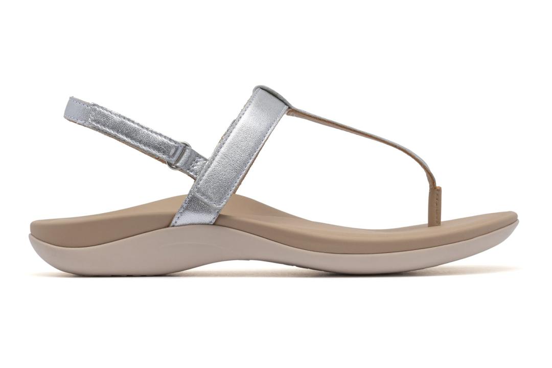 Oasis T Strap Silver | Women ABEO Footwear Sandals
