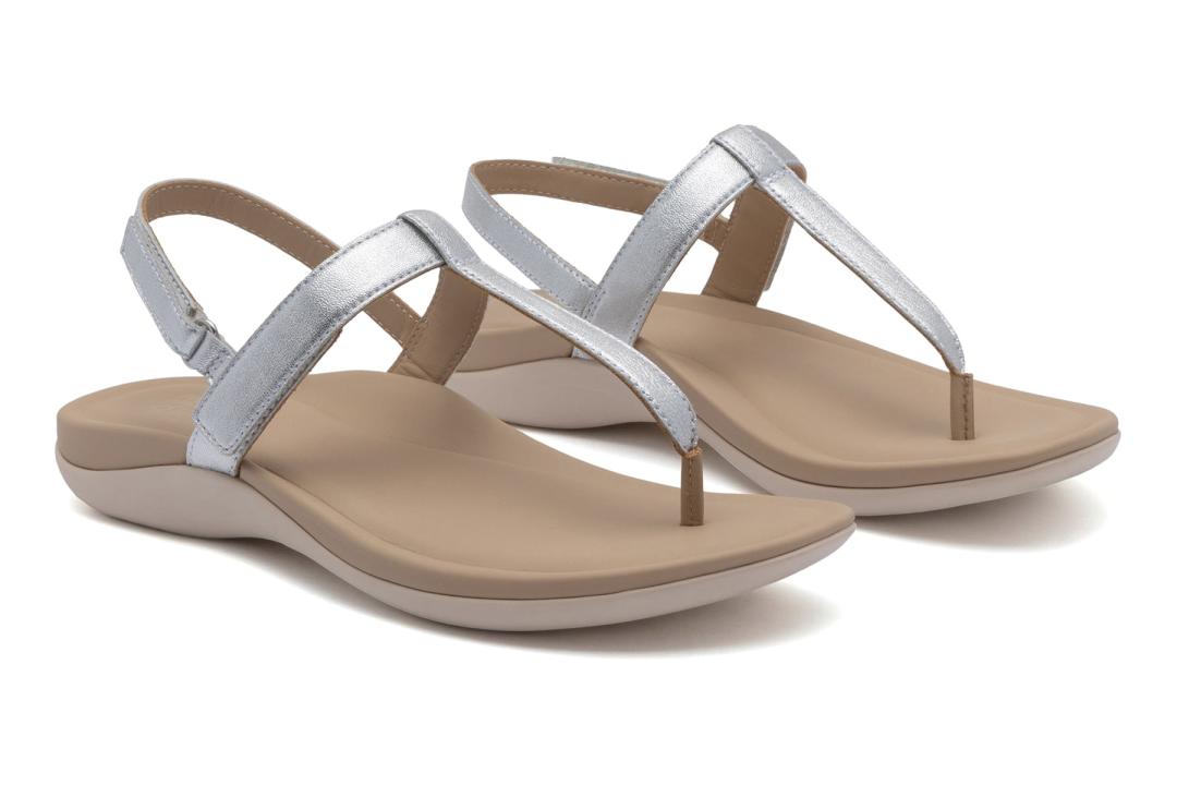 Oasis T Strap Silver | Women ABEO Footwear Sandals