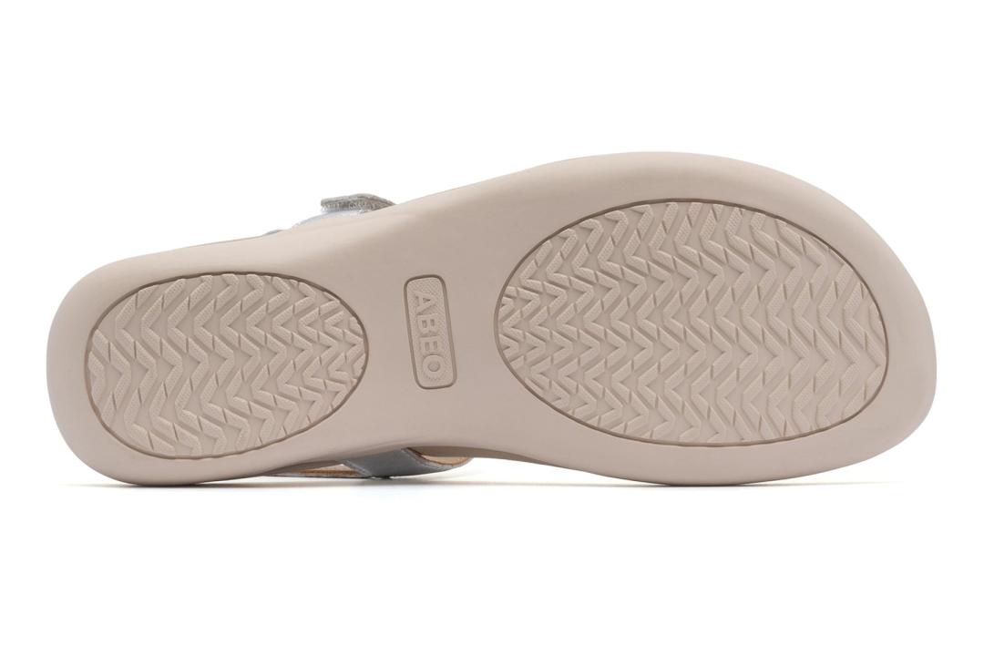 Oasis T Strap Silver | Women ABEO Footwear Sandals
