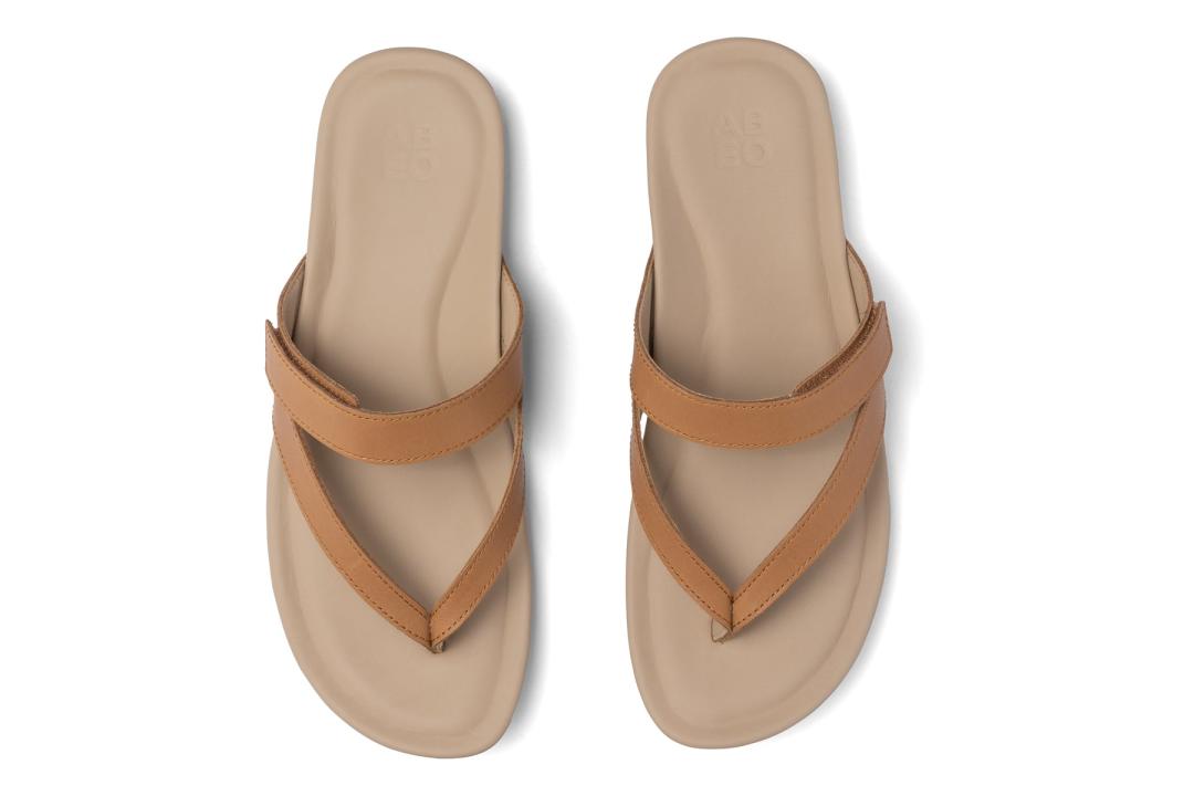 Oasis Thong Sandal Almond | Women ABEO Footwear Sandals