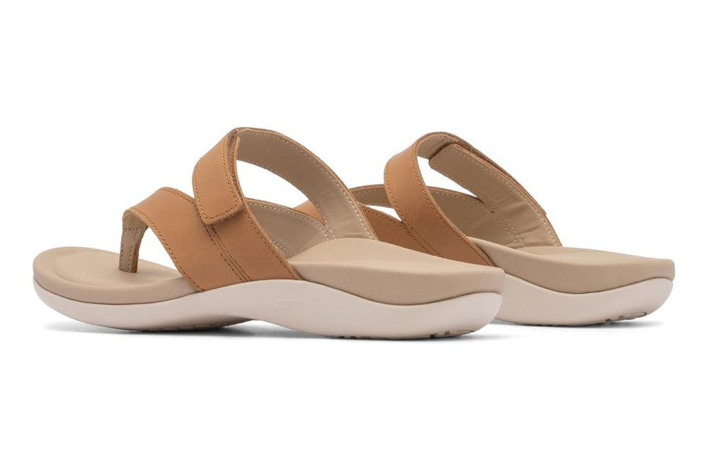 Oasis Thong Sandal Almond | Women ABEO Footwear Sandals