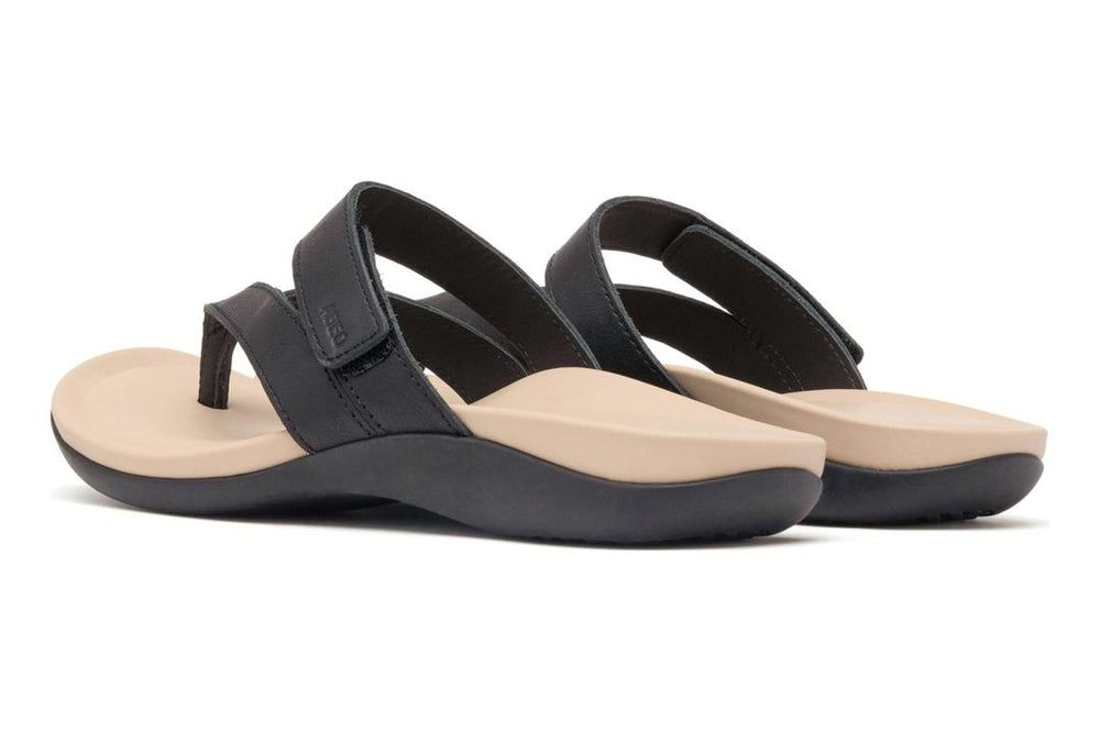 Oasis Thong Sandal Black Majestic | Women ABEO Footwear Sandals