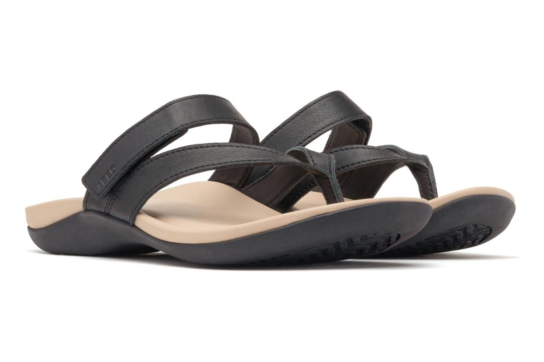 Oasis Thong Sandal Black Majestic | Women ABEO Footwear Sandals