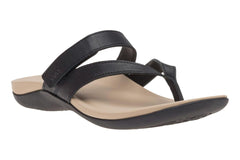 Oasis Thong Sandal Black Majestic | Women ABEO Footwear Sandals