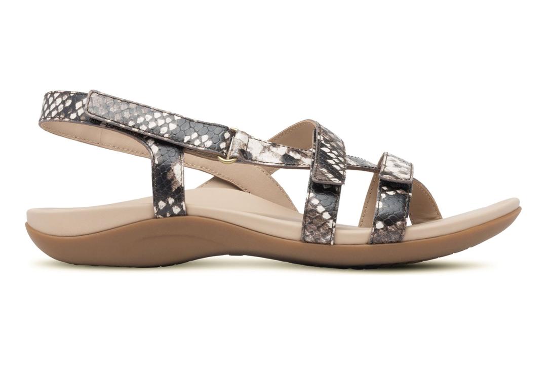 Ollie Natural Snake | Women ABEO Footwear Sandals