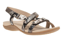 Ollie Natural Snake | Women ABEO Footwear Sandals