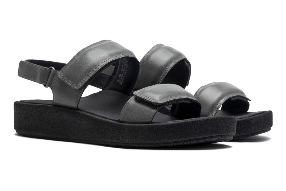 Paseo Sandal Pewter | Women ABEO Footwear Sandals